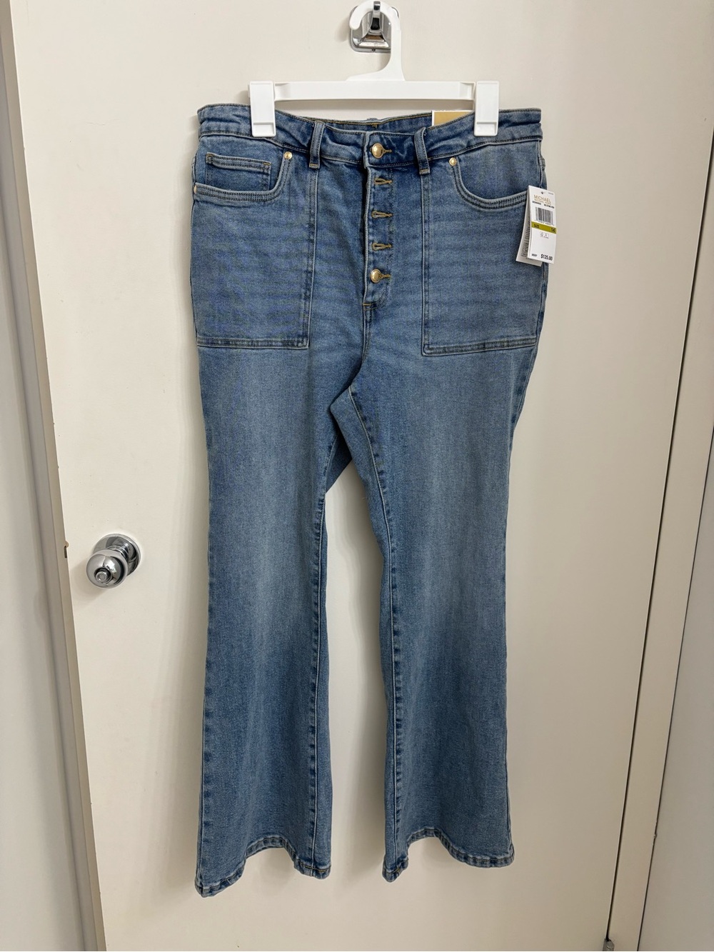 Michael Kors Selma flare leg jeans NWT